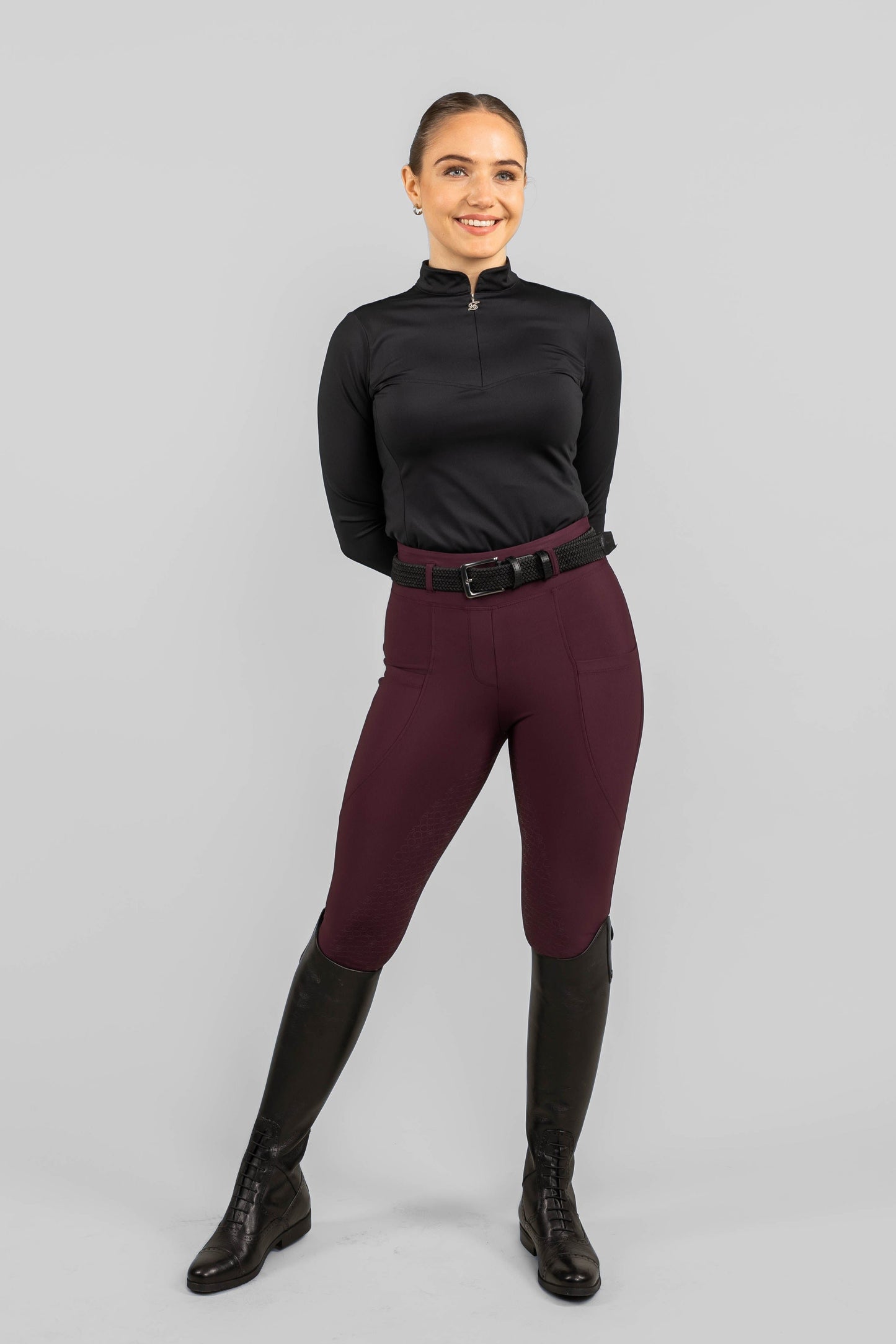 London Merlot Hybrid Leggings