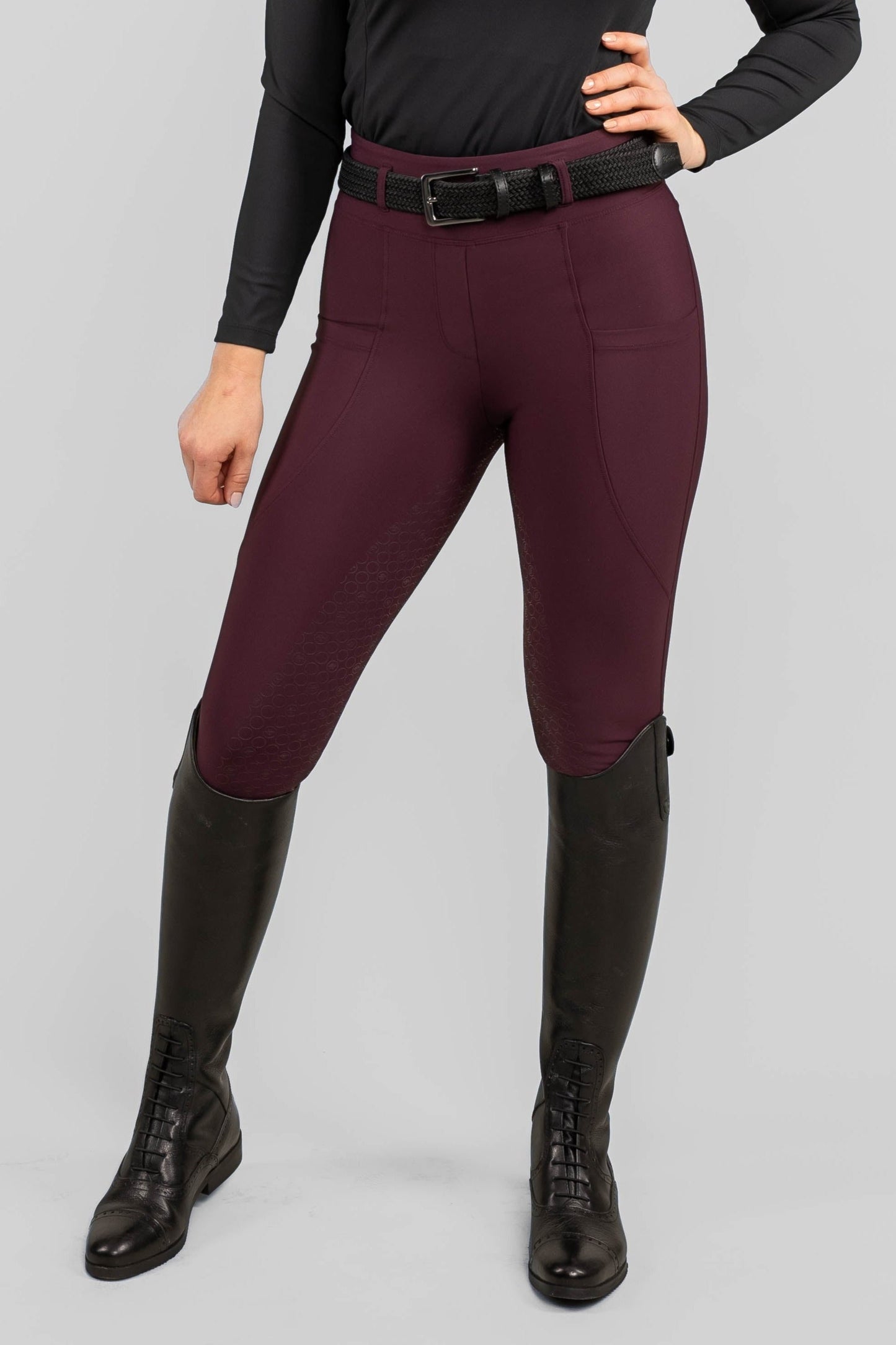 London Merlot Hybrid Leggings